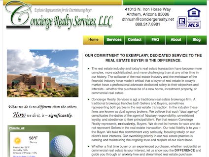 www.conciergerealty.net In Real Estate, service comes first