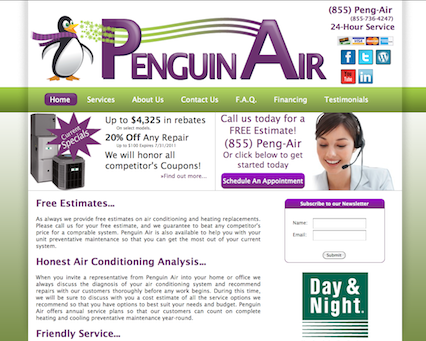 www.penguinairaz.com - Arizona HVAC Company